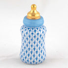 Herend Baby Bottle Figurine – Blue, alternate view