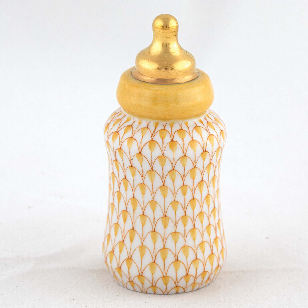 Herend Baby Bottle Figurine – Butterscotch, alternate view