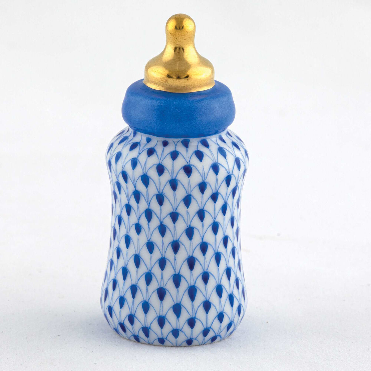 Herend Baby Bottle Figurine – Sapphire, alternate view