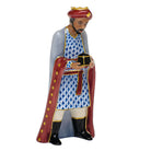 Hand-painted Herend Balthazar Figurine in fine porcelain, 2.5in L X 2.5in W X 5.5in H, on a white background