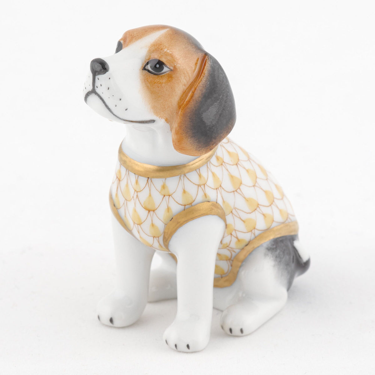 Herend Beagle Puppy Figurine – Butterscotch, alternate view