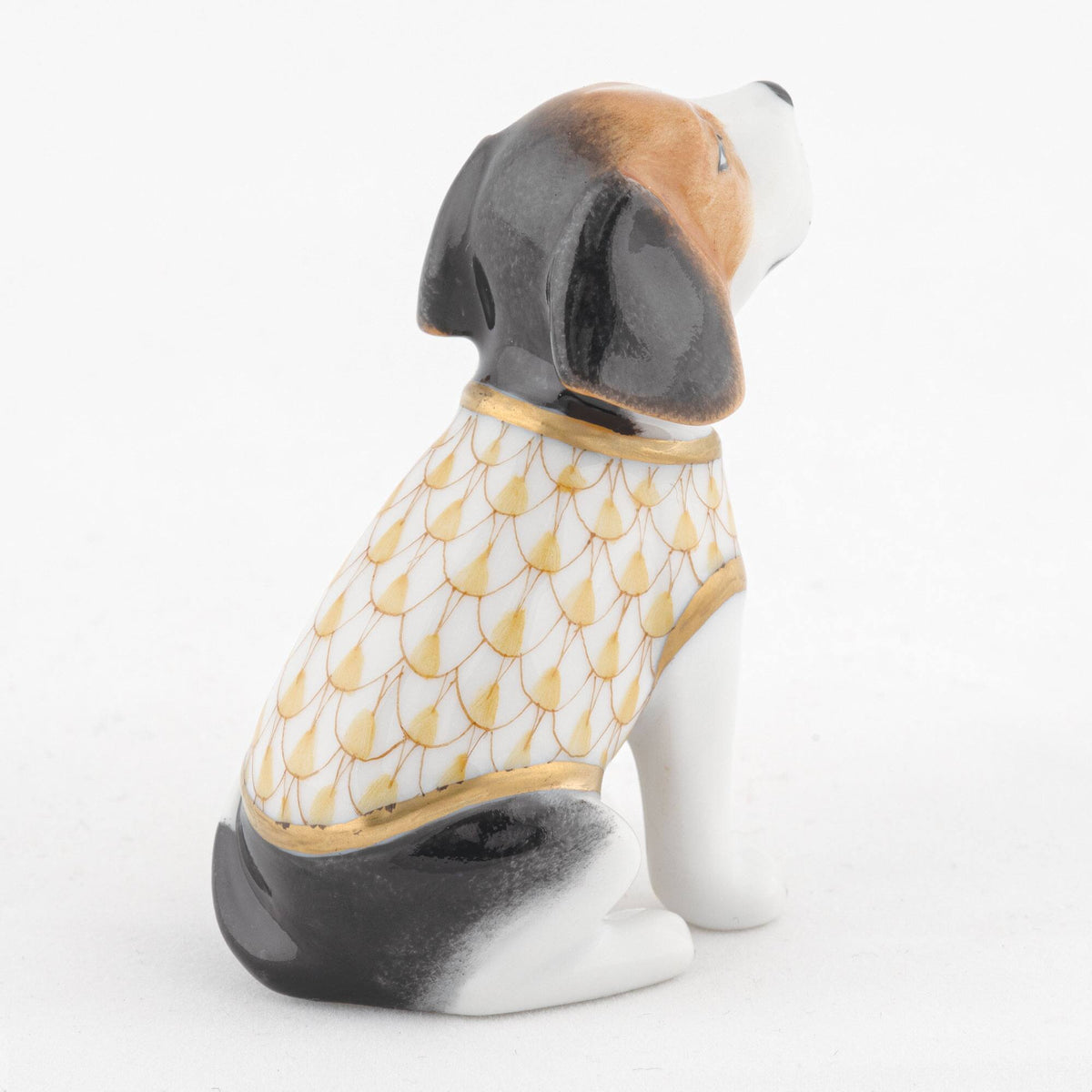 Herend Beagle Puppy Figurine – Butterscotch, alternate view