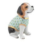 Beagle Puppy Figurine in hand-painted Key Lime porcelain by Herend of Hungary