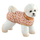 Herend Bichon Frise Figurine porcelain figurine painted in the Rust fishnet pattern