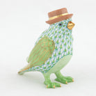 Herend Bird with Hat Figurine – Key Lime, alternate view