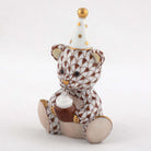 Herend Birthday Bear Figurine – Chocolate, alternate view