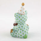 Herend Birthday Bear Figurine – Key Lime, alternate view