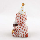 Herend Birthday Bear Figurine – Rust, alternate view