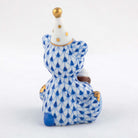 Herend Birthday Bear Figurine – Sapphire, alternate view