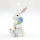 Herend Blossom Bunny Figurine – White-Blue, alternate view