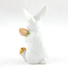 Herend Blossom Bunny Figurine – White-Butterscotch, alternate view