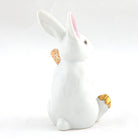 Herend Blossom Bunny Figurine – White-Butterscotch, alternate view