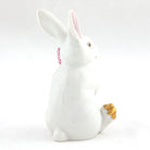 Herend Blossom Bunny Figurine – White-Raspberry, alternate view