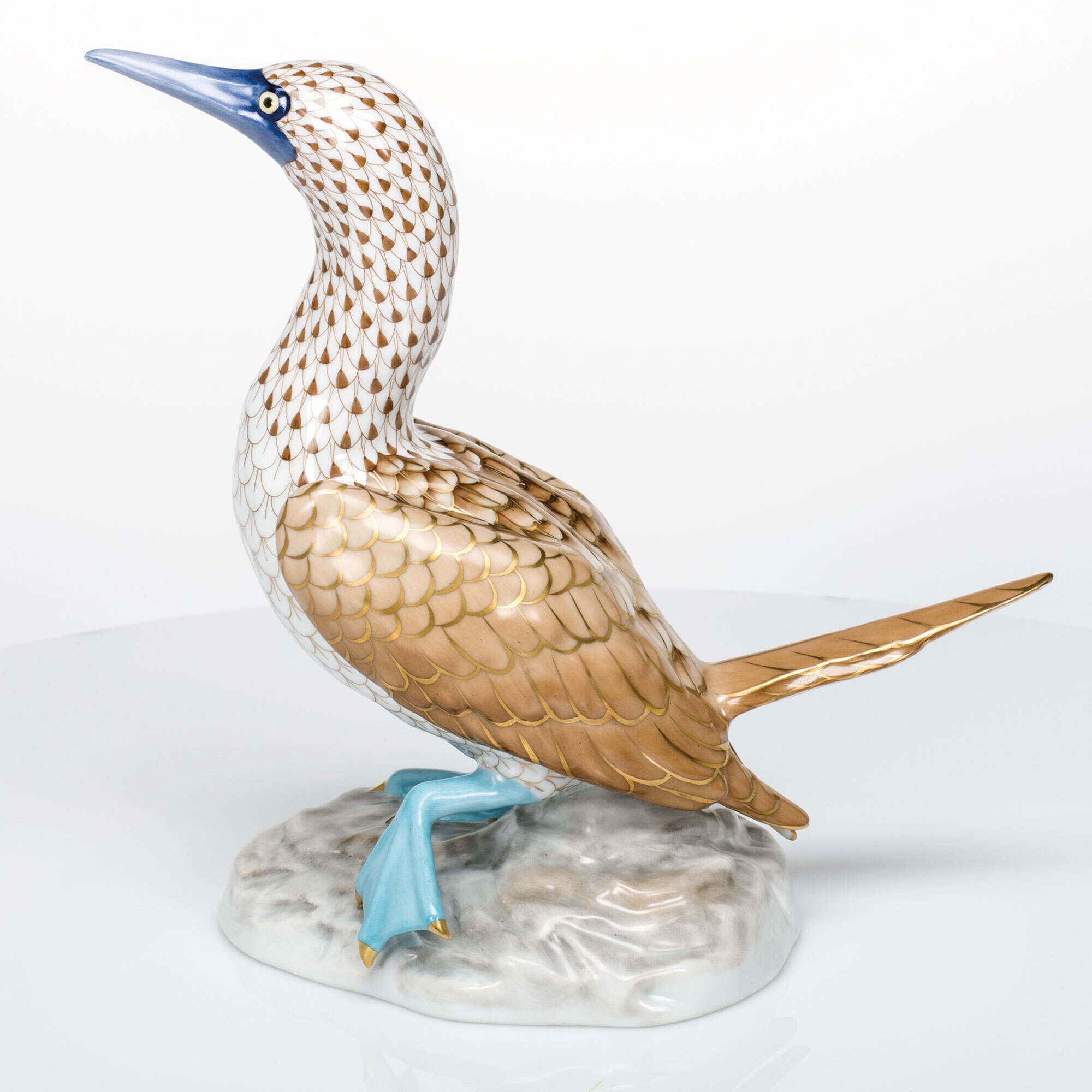Herend Blue-Footed Booby Figurine — additional view