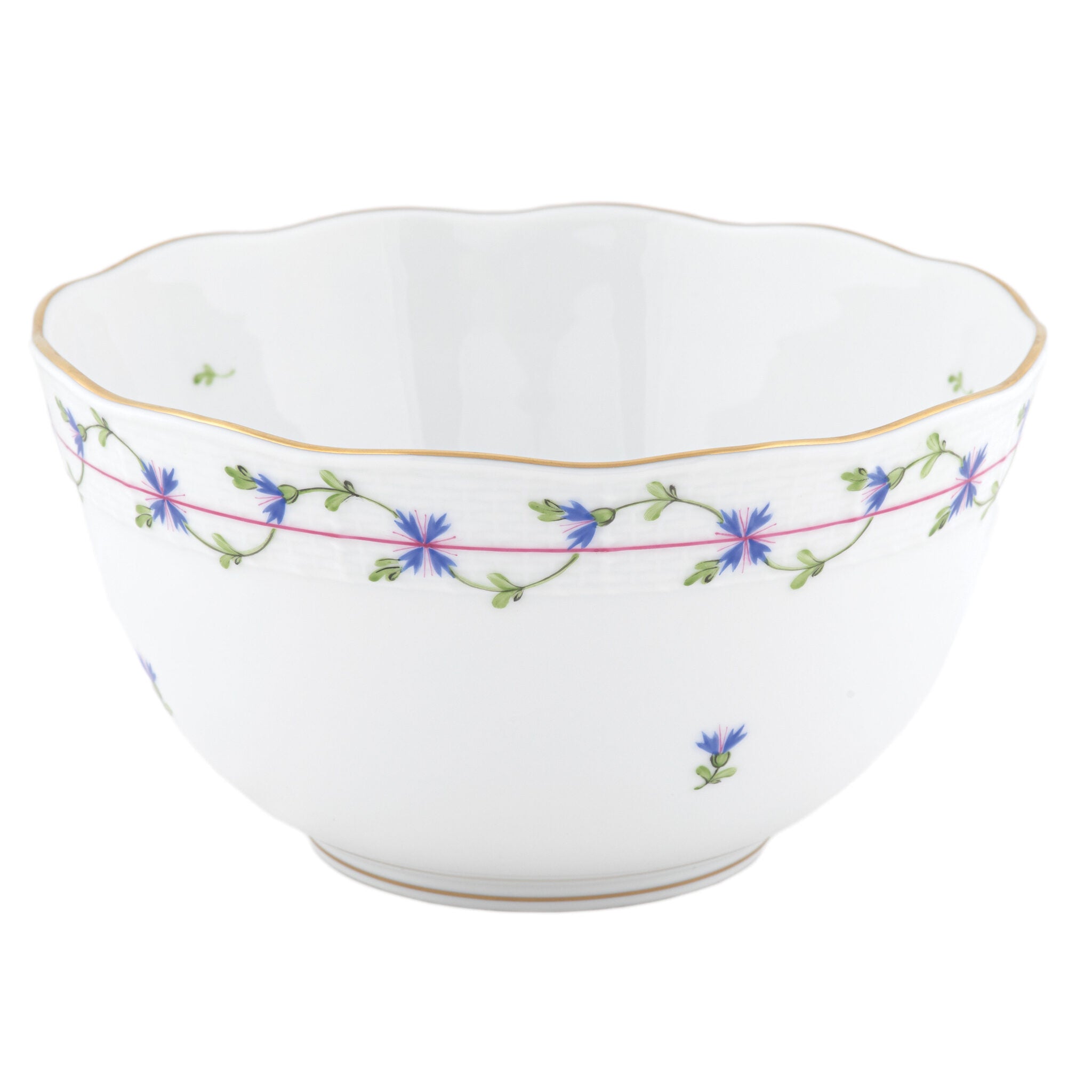 Herend Blue Garland Round Bowl — additional view