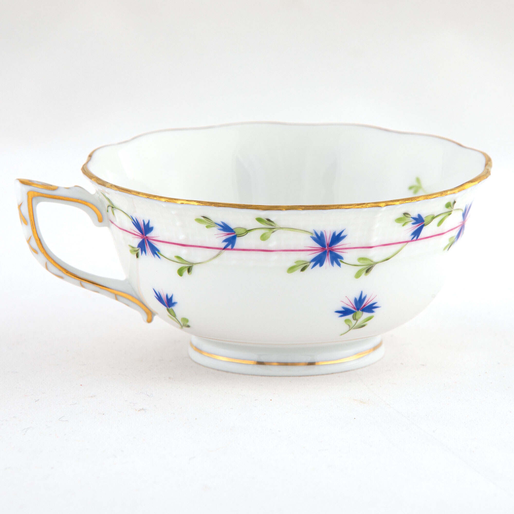 Herend Blue Garland Tea Cup Cup & Saucer Set — additional view