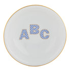 Bowl with Abc in hand-painted Blue porcelain by Herend of Hungary
