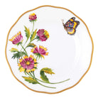 Multicolor (10) fishnet Bread and Butter Plate figurine, hand-painted Herend porcelain with 24k gold accents