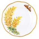 Herend Bread and Butter Plate porcelain figurine painted in the Multicolor (6) fishnet pattern