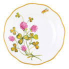 Hand-painted Herend Bread and Butter Plate in Multicolor (8) fishnet porcelain on a white background