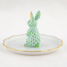 Herend Bunny Ring Holder Garnishment – Key Lime, alternate view