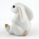 Herend Bunny with Cross Figurine – Chocolate, alternate view