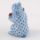 Herend Bunny with Watermelon Figurine – Blue, alternate view
