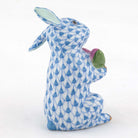 Herend Bunny with Watermelon Figurine – Blue, alternate view