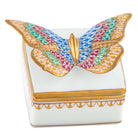 Butterfly Box in hand-painted Butterscotch porcelain by Herend of Hungary