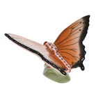 Herend Butterfly Figurine porcelain figurine painted in the Rust fishnet pattern