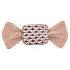 Hand-painted Herend Candy Figurine in Chocolate fishnet porcelain on a white background
