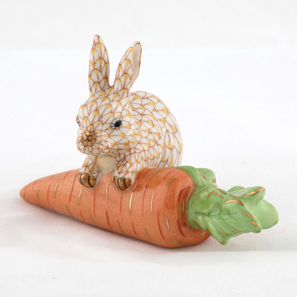 Herend Carrot Love Figurine – Butterscotch, alternate view