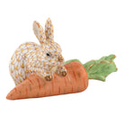 Carrot Love Figurine in hand-painted Butterscotch porcelain by Herend of Hungary