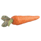 Hand-painted Herend Carrot Figurine in fine porcelain, 4.5in L X 1.75in W X 1.25in H, on a white background