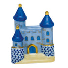 Castle Figurine in hand-painted Sapphire porcelain by Herend of Hungary