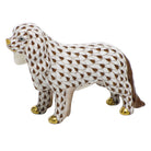 Herend Cavalier King Charles Spaniel Figurine porcelain figurine painted in the Chocolate fishnet pattern