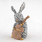 Herend Cello Bunny Figurine – Black, alternate view