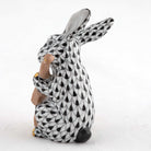 Herend Cello Bunny Figurine – Black, alternate view
