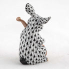 Herend Cello Bunny Figurine – Black, alternate view