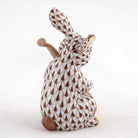 Herend Cello Bunny Figurine – Chocolate, alternate view