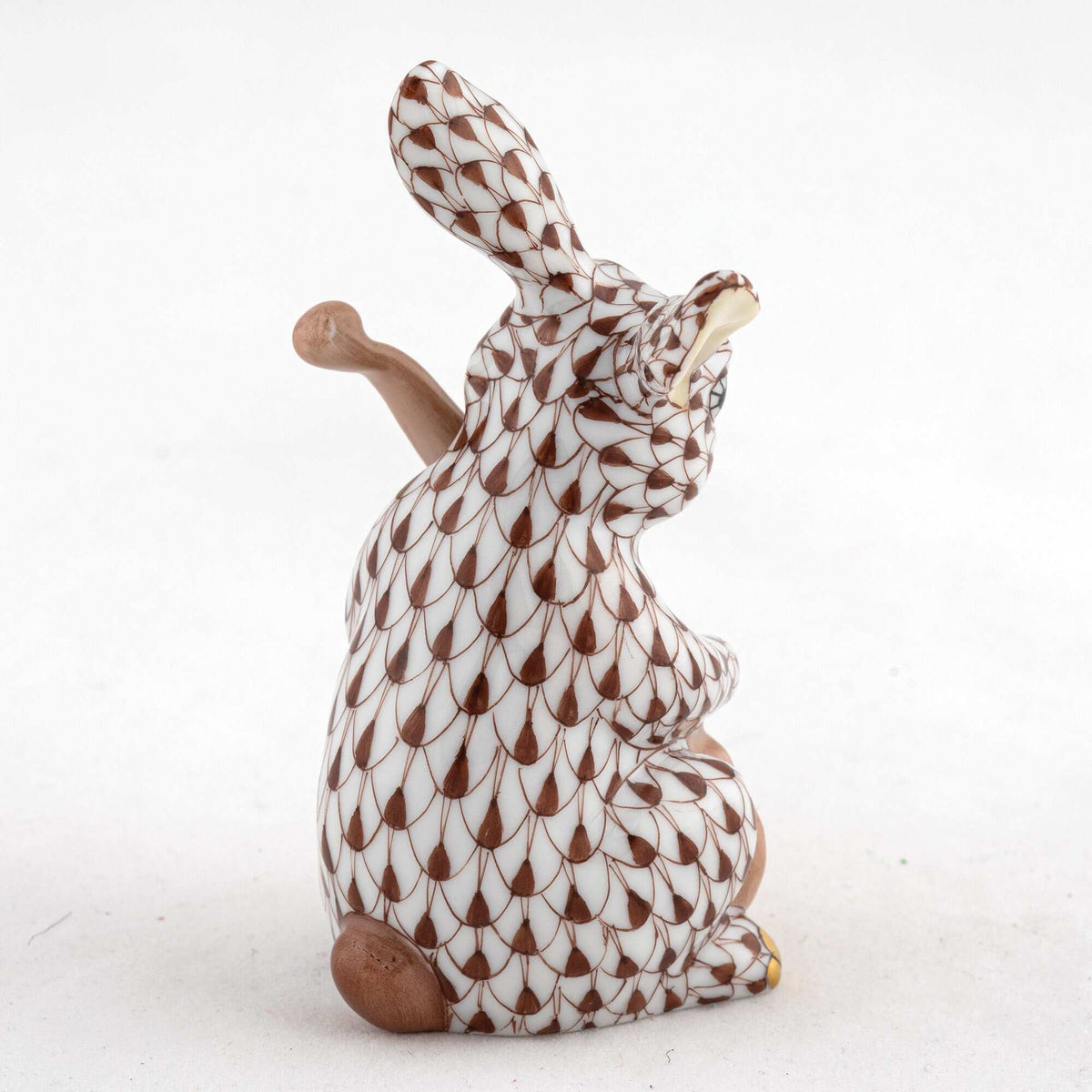 Herend Cello Bunny Figurine – Chocolate, alternate view