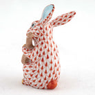 Herend Cello Bunny Figurine – Rust, alternate view