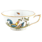 Hand-painted Herend Chanticleer Tea Cup Cup & Saucer Set in fine porcelain, on a white background