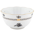 Herend Chinese Bouquet Black Round Bowl — additional view