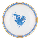 Hand-painted Herend Chinese Bouquet Blue Canton Saucer in fine porcelain, 5.5in D, on a white background