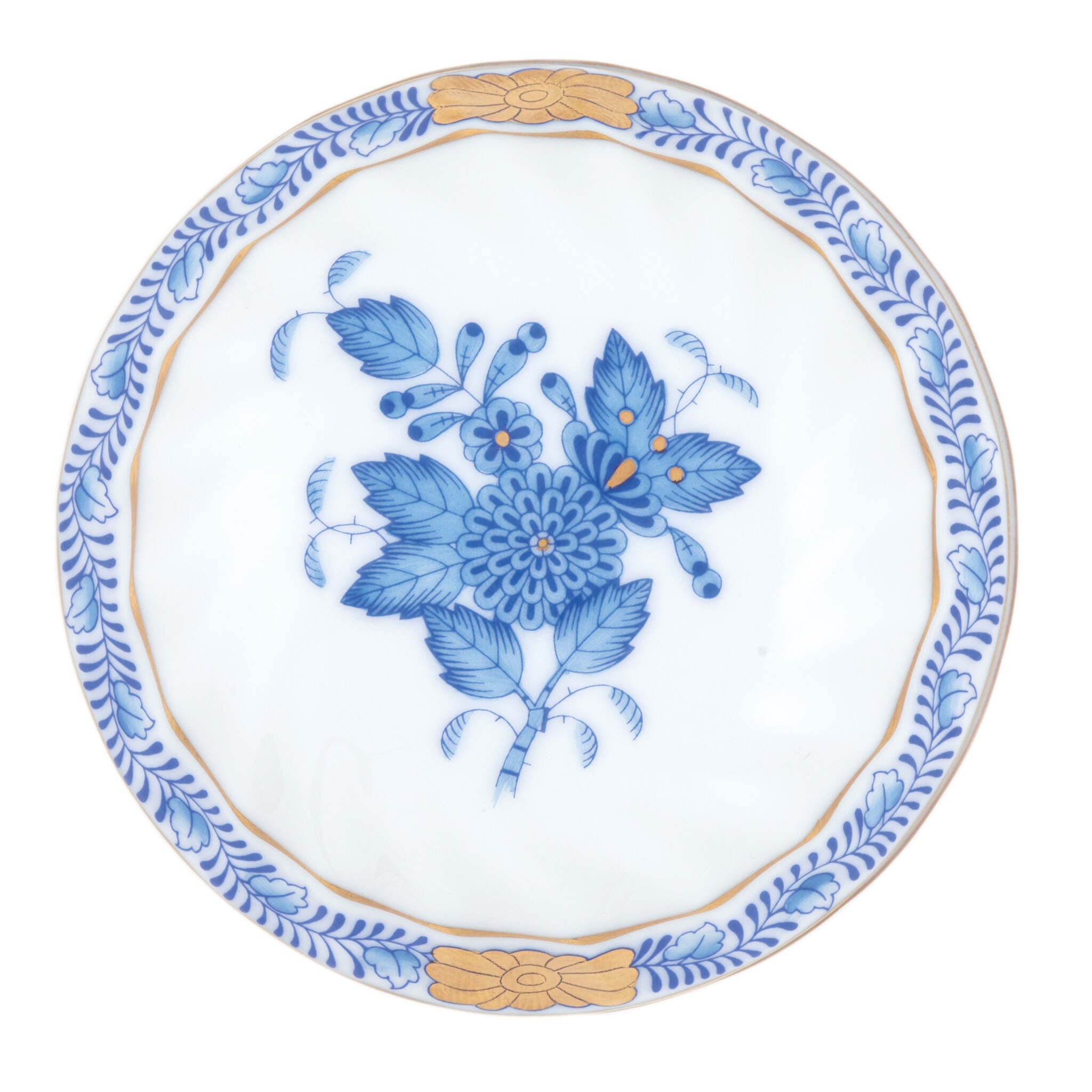 Herend Chinese Bouquet Blue Ring Box — additional view