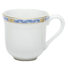 Hand-painted Herend Chinese Bouquet Garland Blue Mug in fine porcelain, (10 OZ) 3.5in H, on a white background