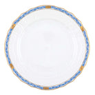 Hand-painted Herend Chinese Bouquet Garland Blue Service Plate in fine porcelain, 11in D, on a white background