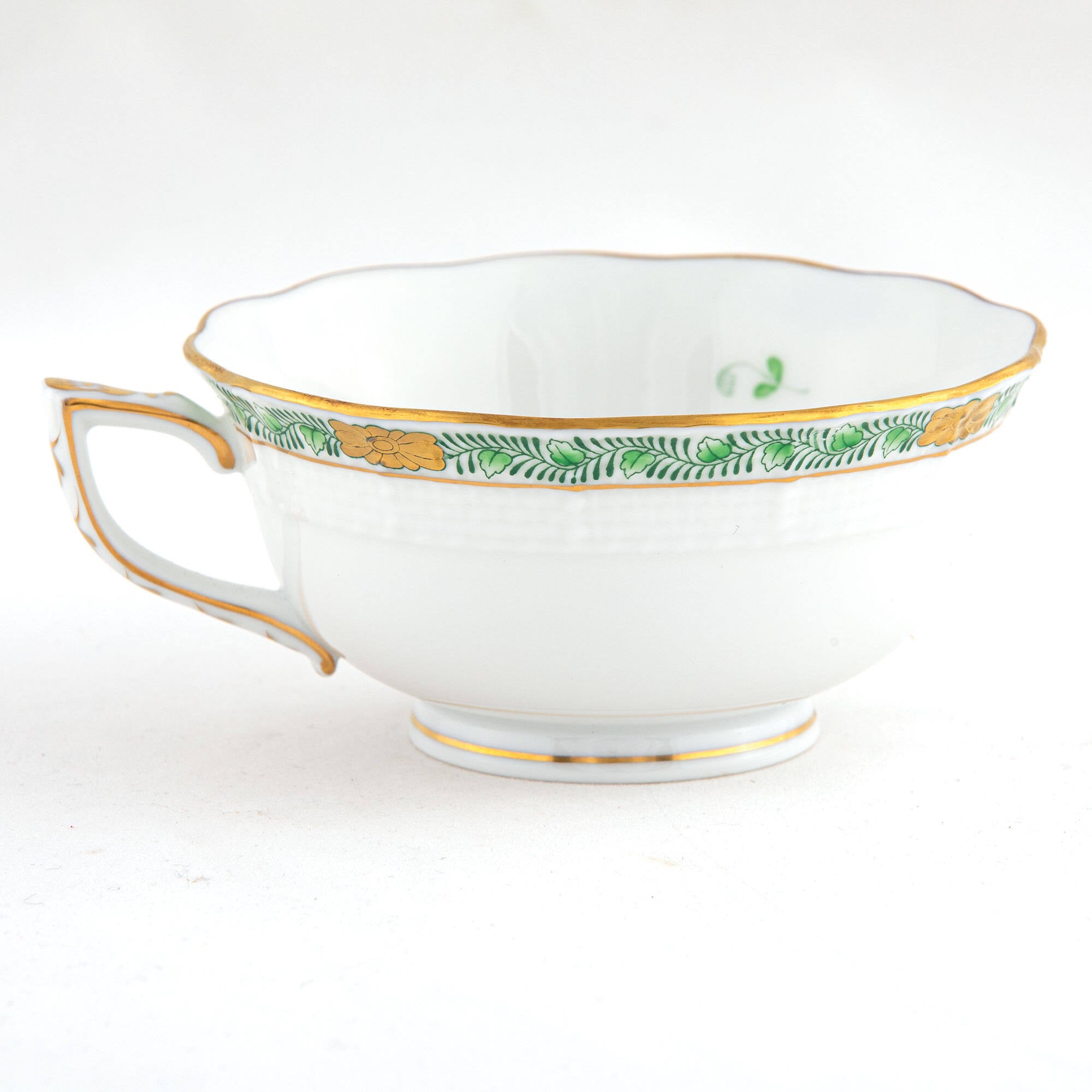Herend Chinese Bouquet Garland Green Tea Cup Cup & Saucer Set — additional view