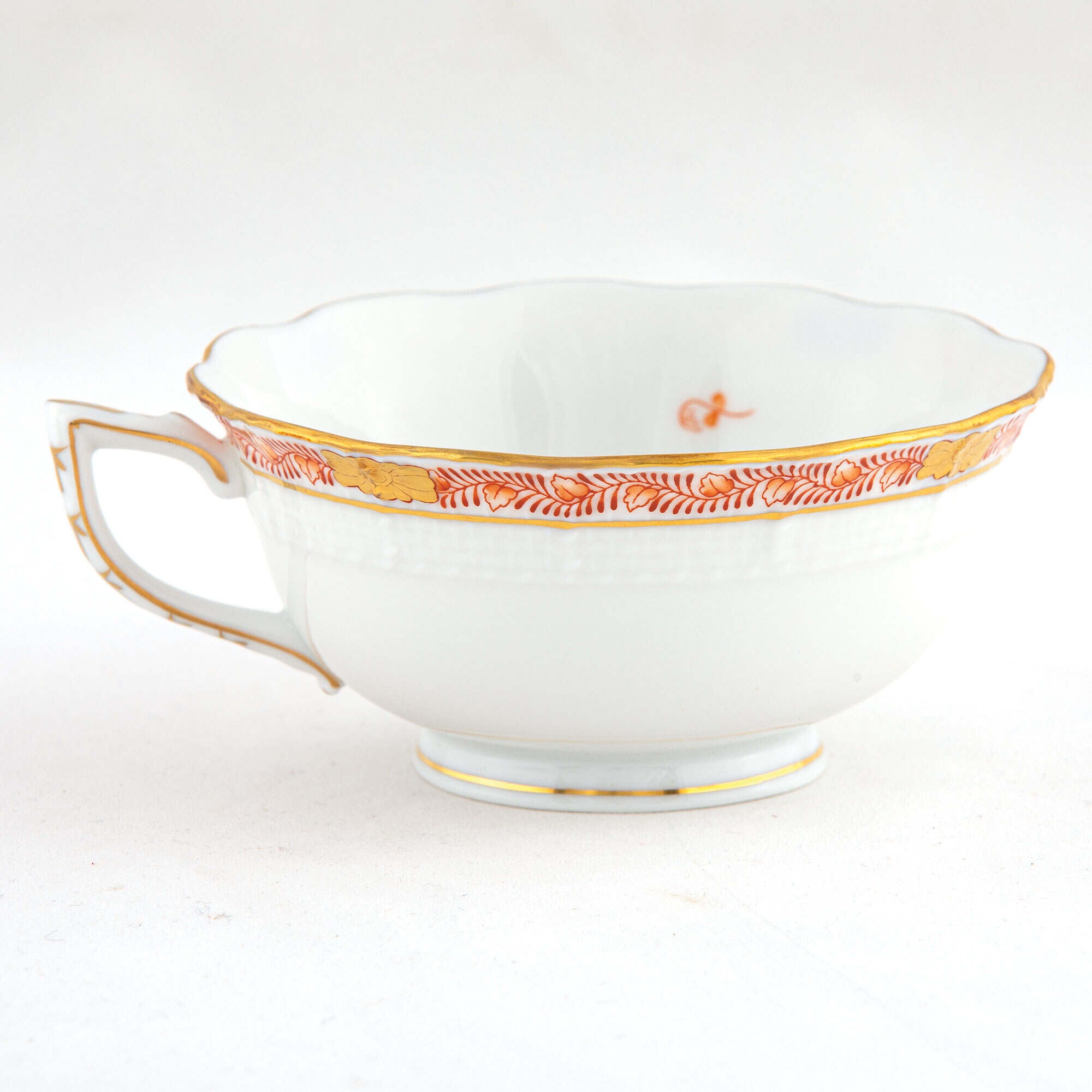 Herend Chinese Bouquet Garland Rust Tea Cup Cup & Saucer Set — additional view